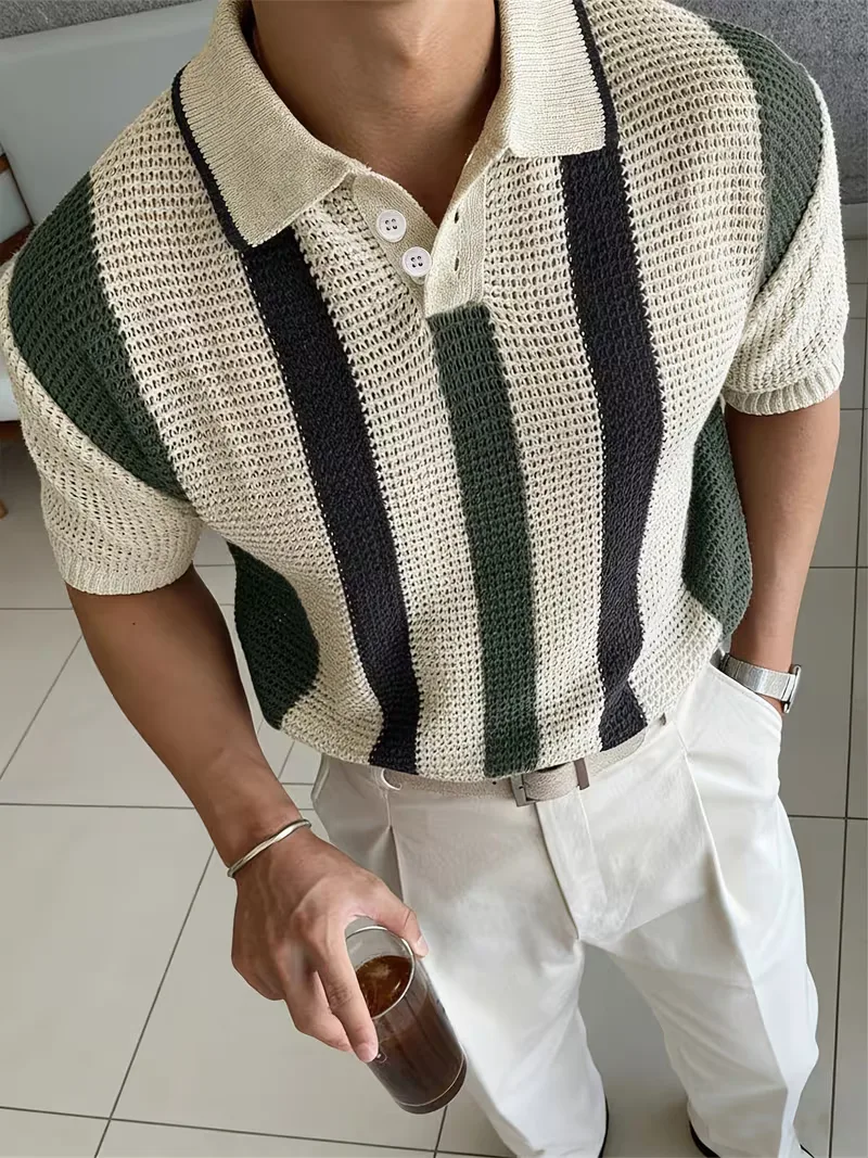 Polo met V-neck en korte mouw - Image 7