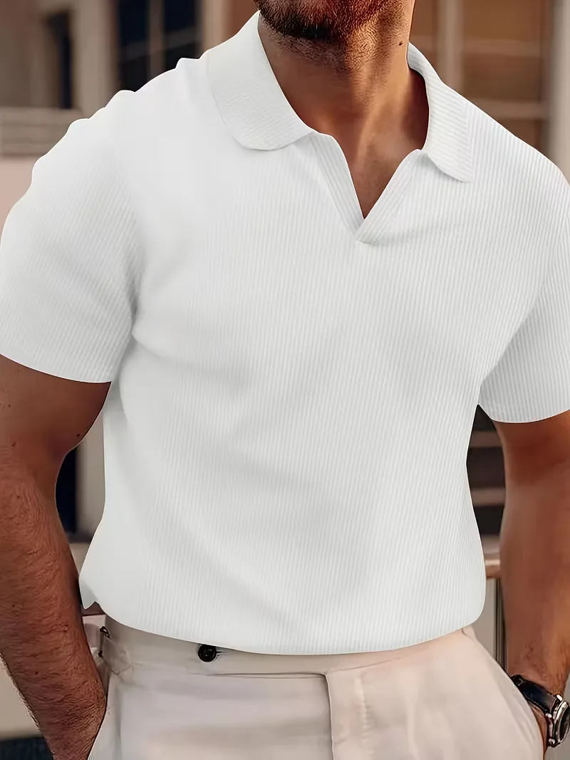Polo's korte mouw V-neck - Image 6