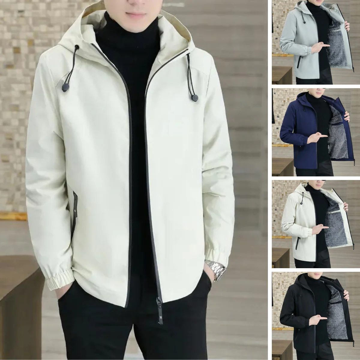 Quinten | Trendy hoodie jack voor heren - Image 8