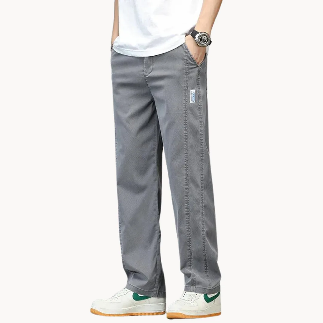Rechtaflopende jeans met elastische taille - Image 5