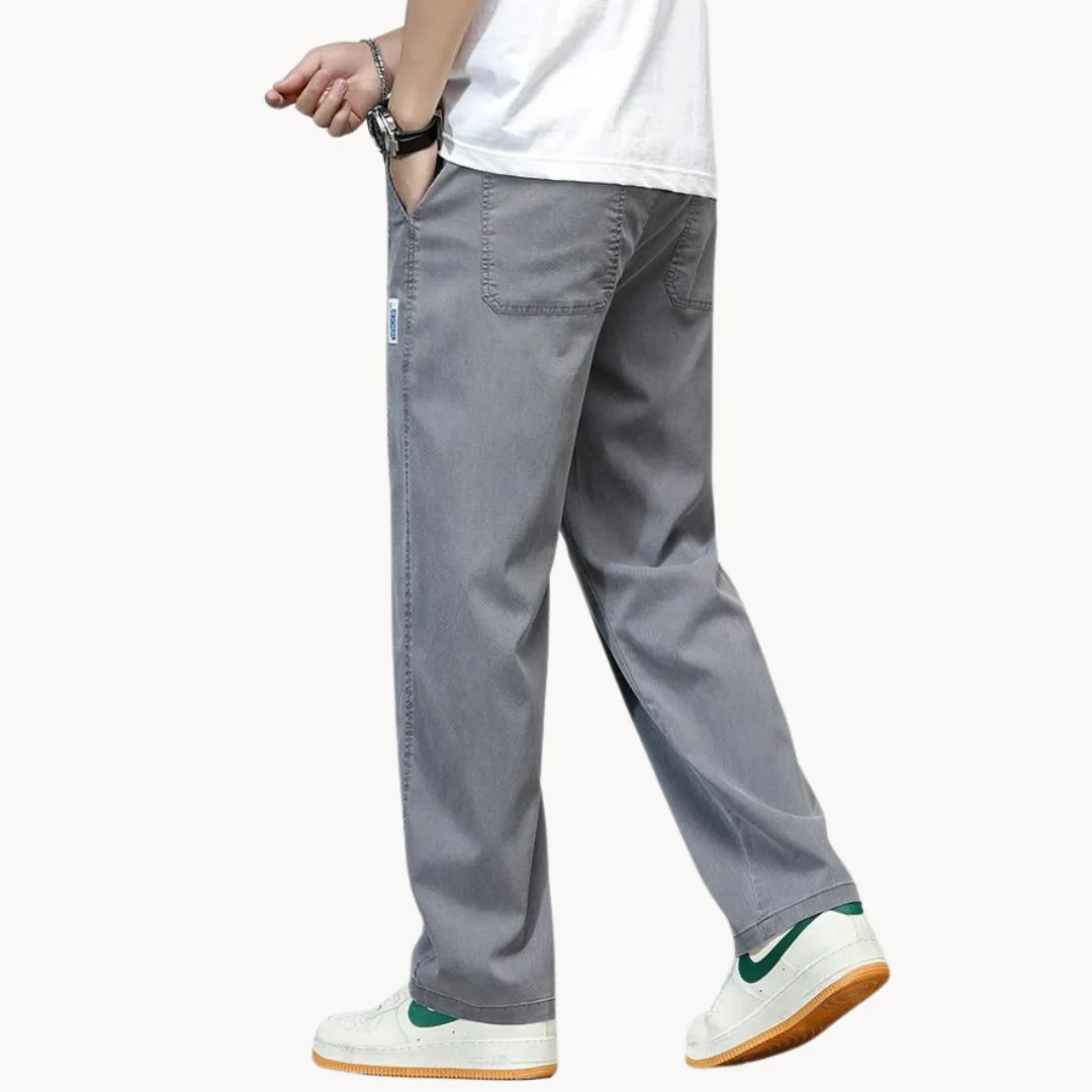 Rechtaflopende jeans met elastische taille - Image 6