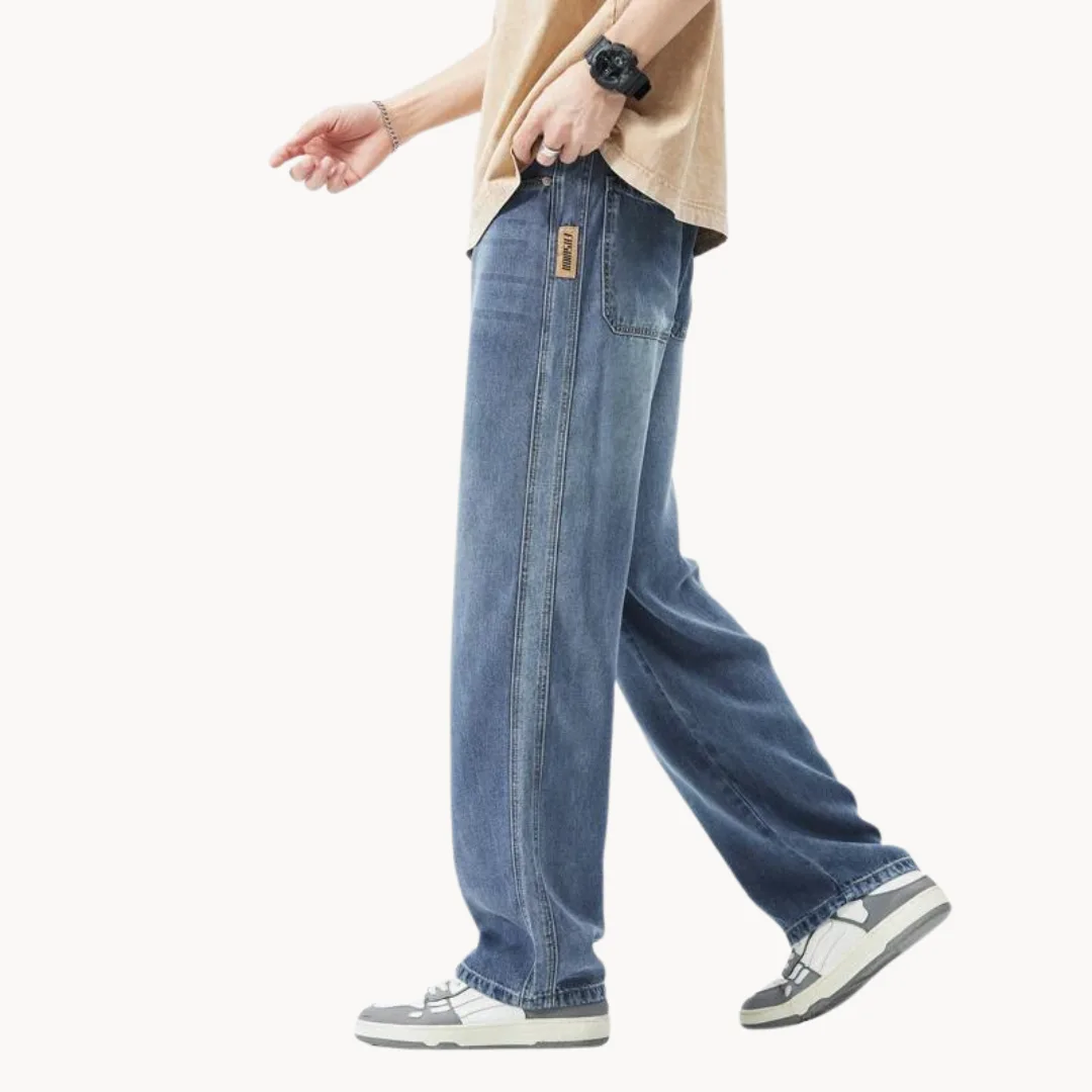 Relaxed fit  heren jeans met lichte wassing - Image 3