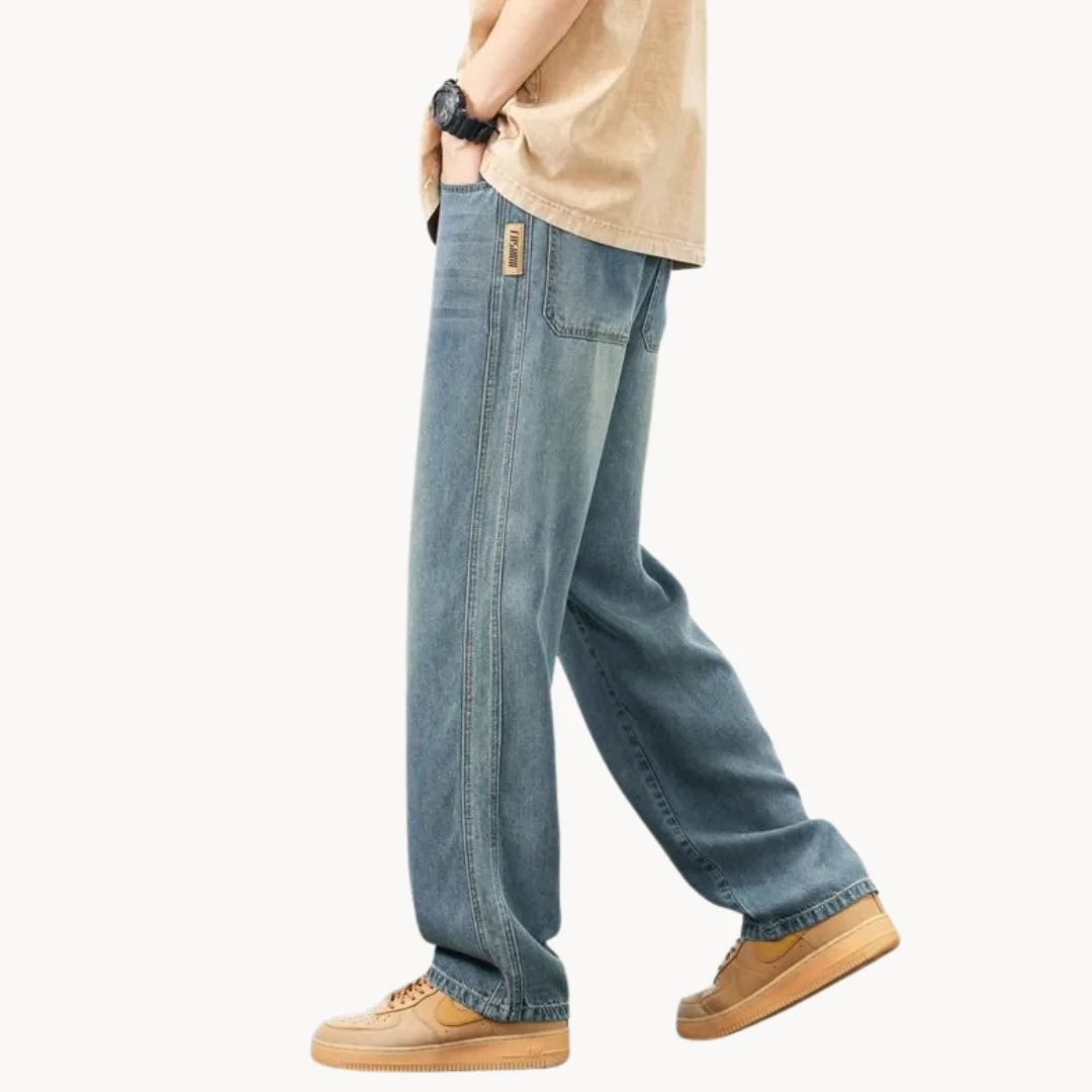 Relaxed fit  heren jeans met lichte wassing - Image 6