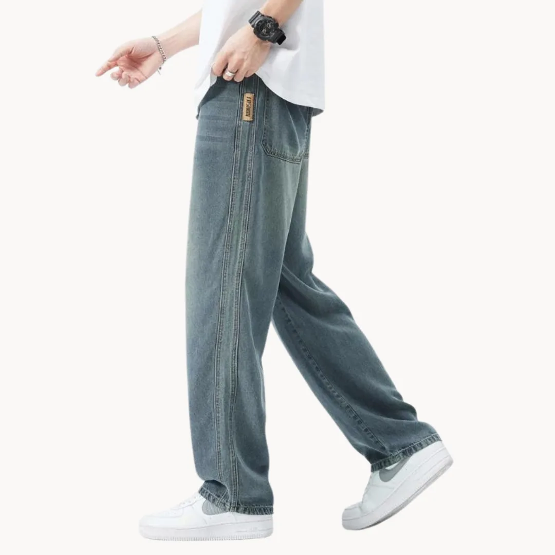 Relaxed fit  heren jeans met lichte wassing - Image 9