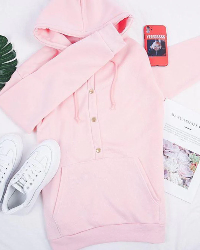 Leyla | Relaxte hoodie met trekkoorden - Image 7