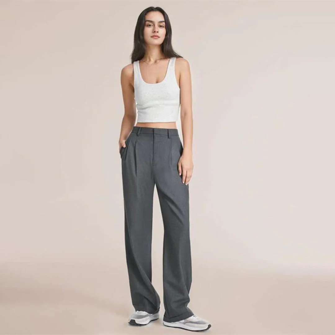 Roos | Stijlvolle hoge taille broek - Image 3