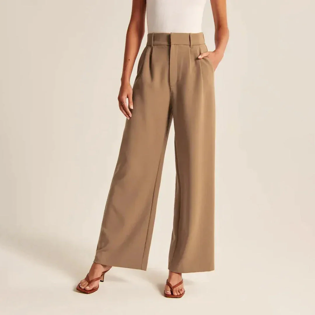 Roos | Stijlvolle hoge taille broek - Image 4