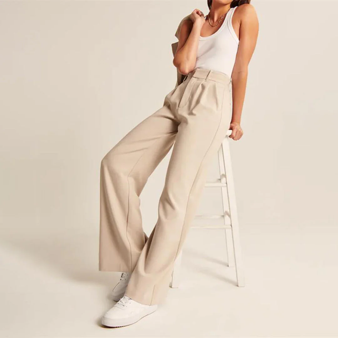 Roos | Stijlvolle hoge taille broek - Image 6