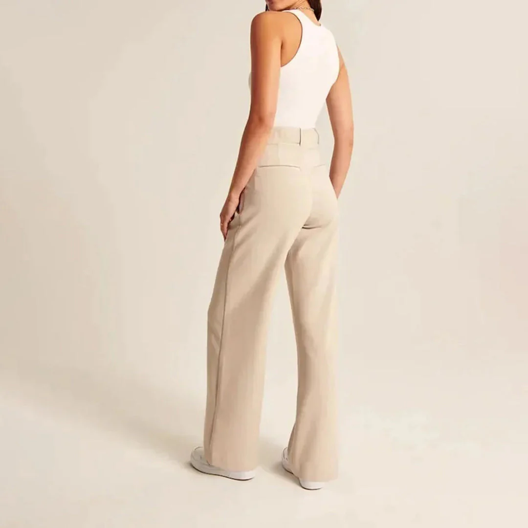 Roos | Stijlvolle hoge taille broek - Image 7