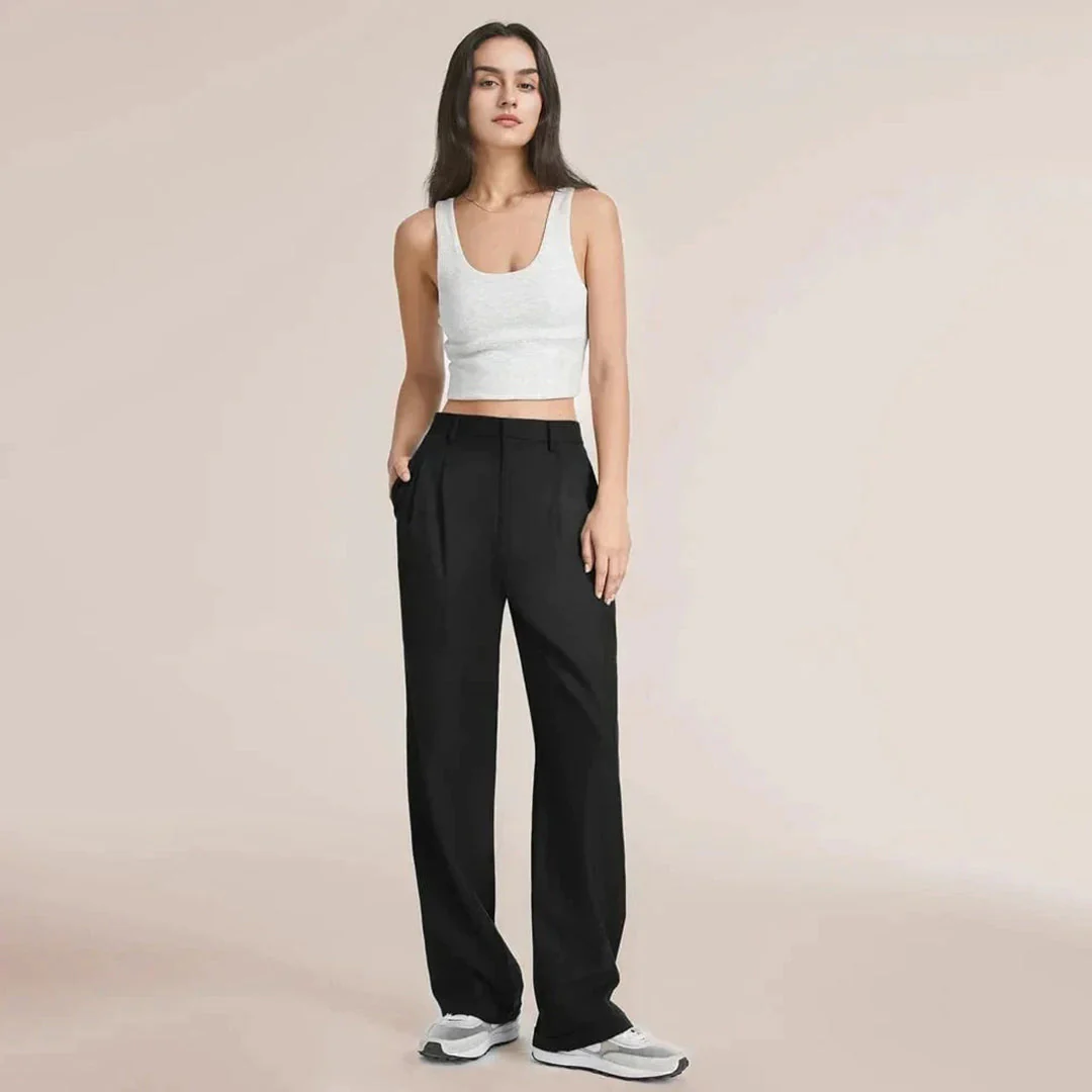 Roos | Stijlvolle hoge taille broek - Image 8