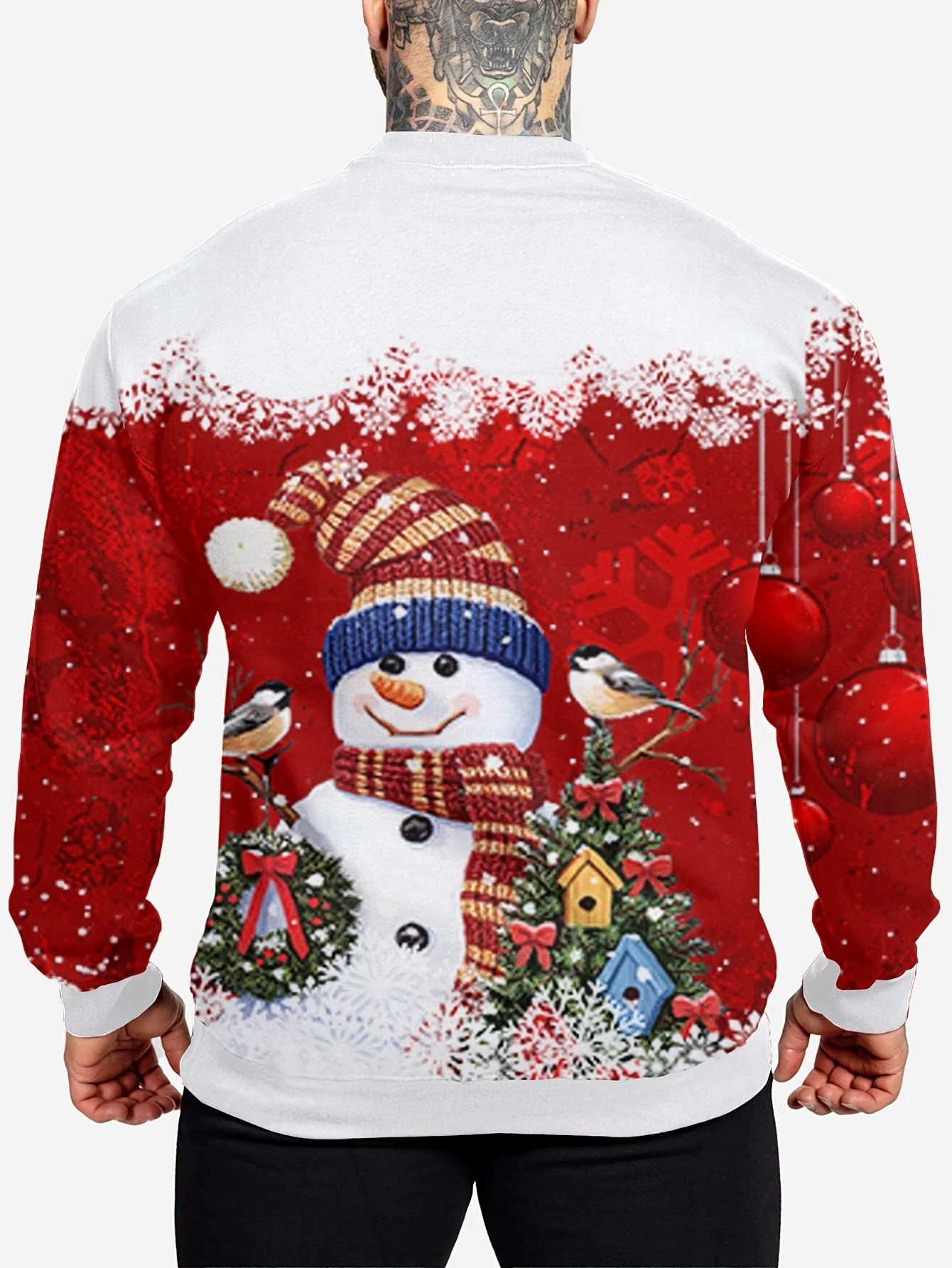 Ruben | Heren kerstman en rendier crewneck sweatshirt - Image 3