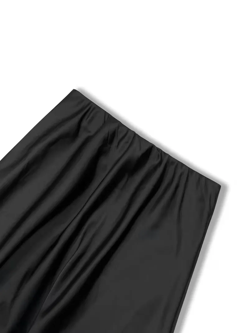 Satijnen rok met hoge taille - Image 7