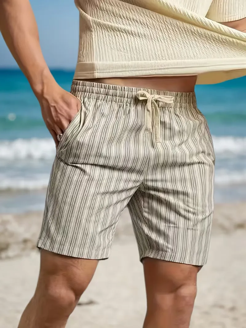 Shorts met verticale strepen - Image 3