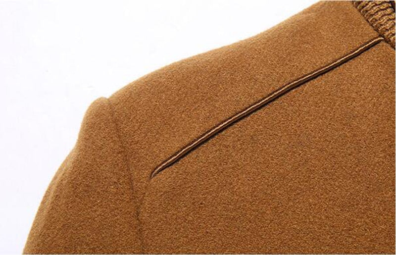 Sjoerd | Wollen cashmere afneembare sjaaljas voor heren - Image 6