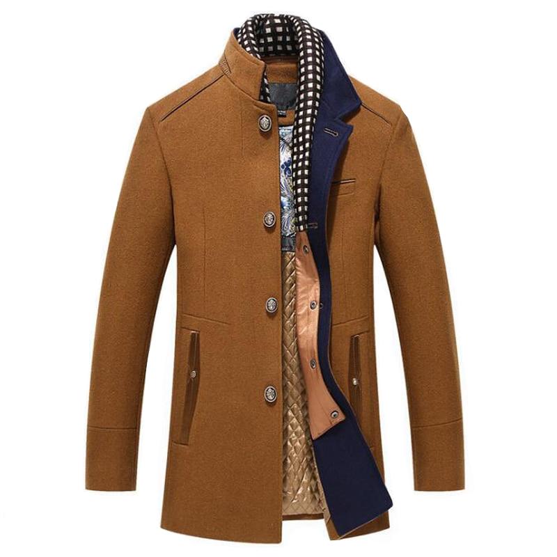Sjoerd | Wollen cashmere afneembare sjaaljas voor heren - Image 9