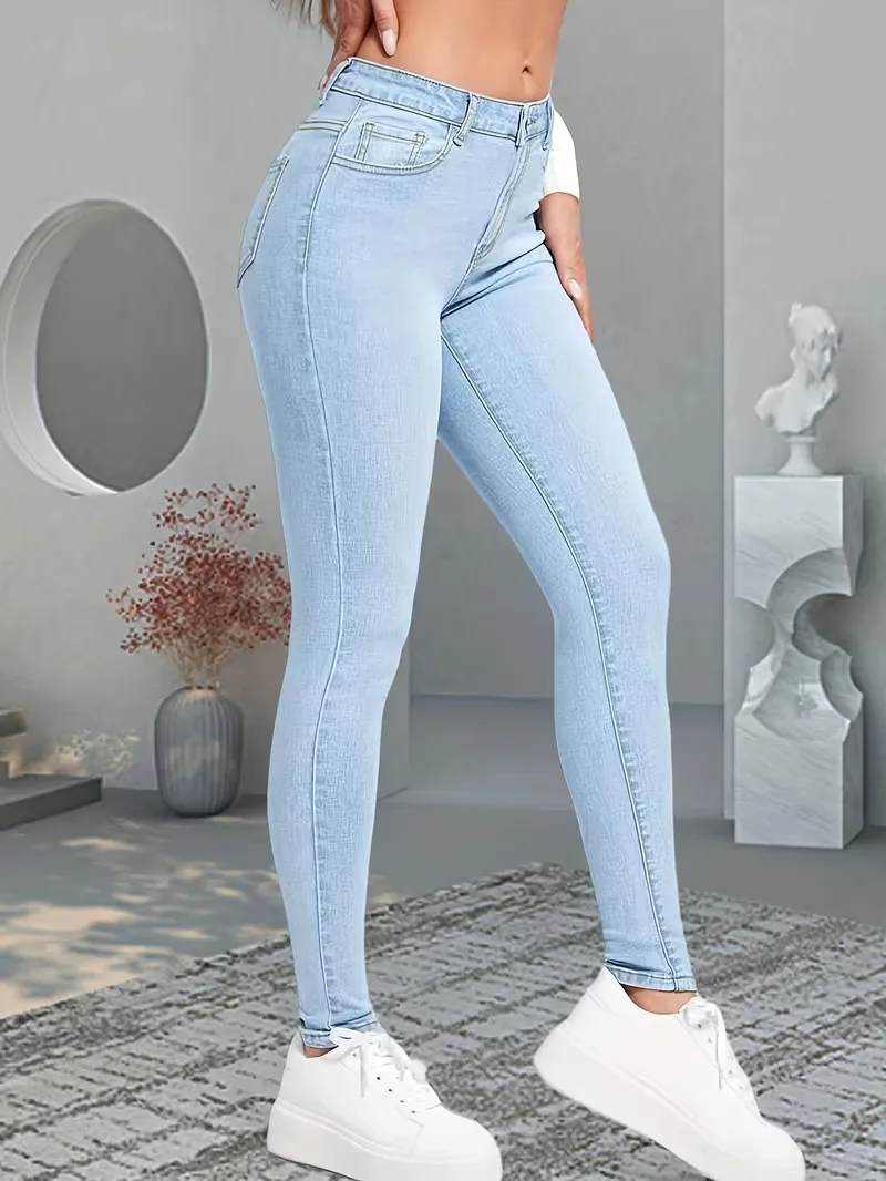 Skinny jeans met hoge taille - Image 5