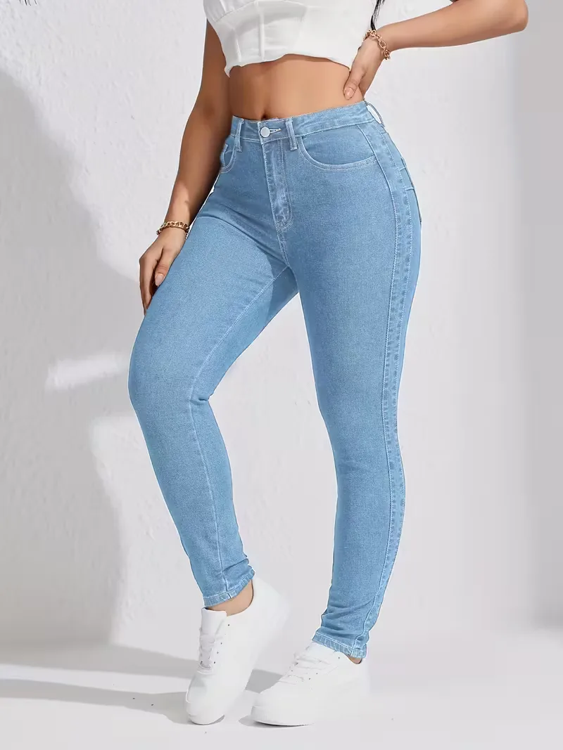 Skinny jeans met hoge taille - Image 10