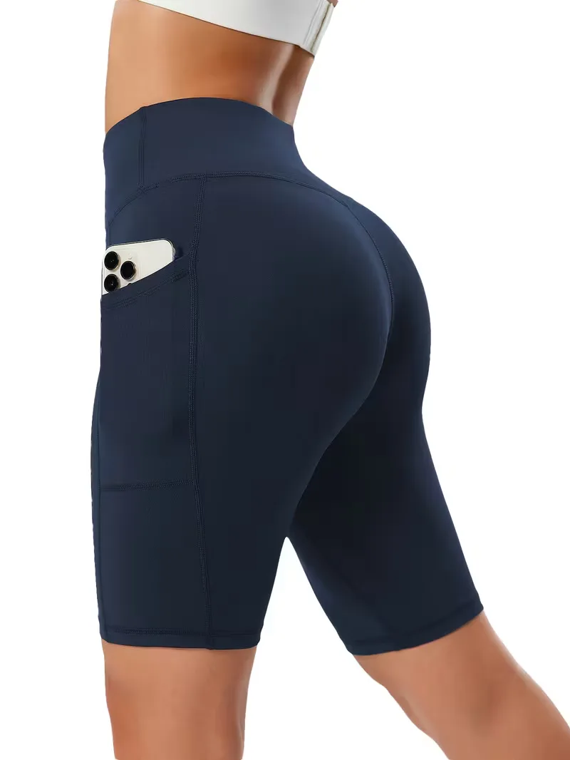 Slim-fit high-waisted shorts - Image 14
