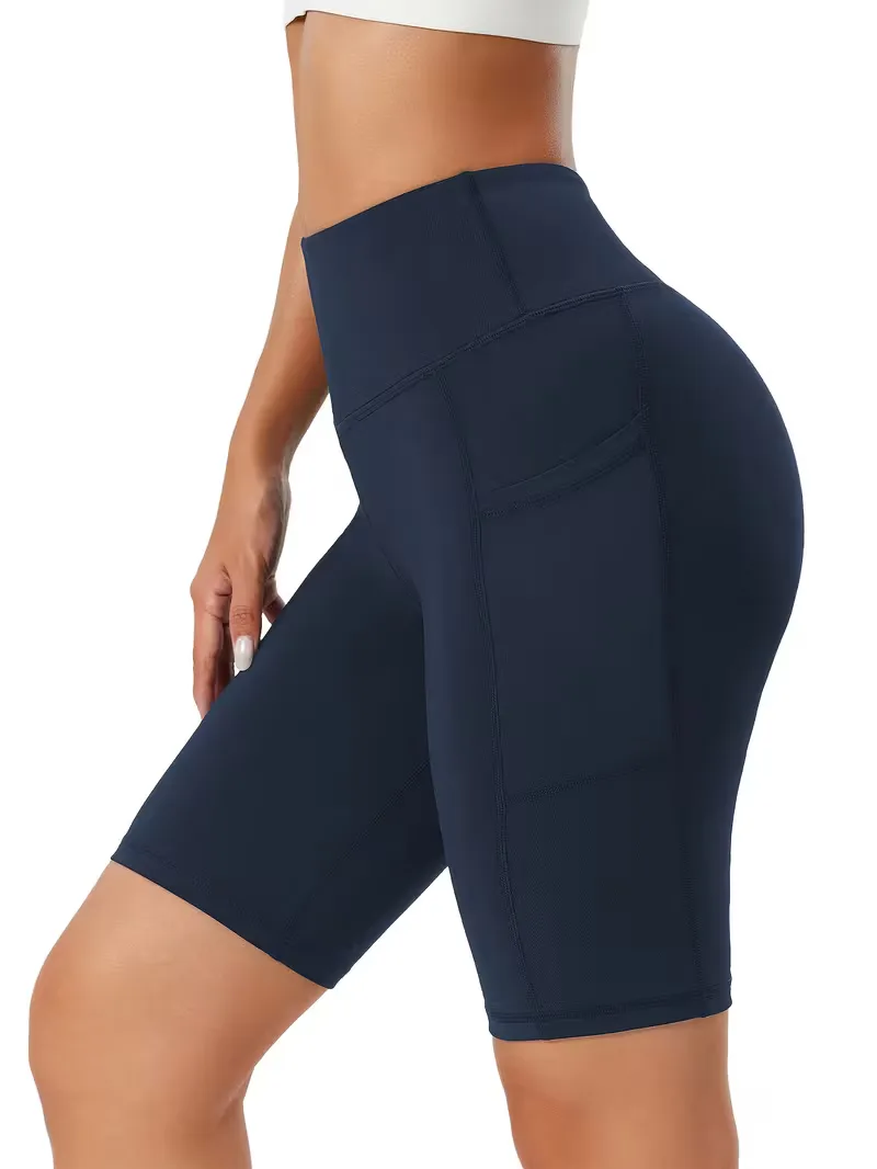 Slim-fit high-waisted shorts - Image 17