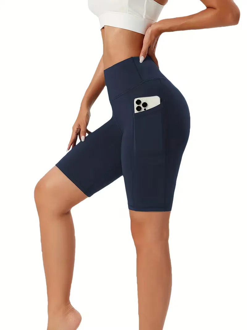 Slim-fit high-waisted shorts - Image 19