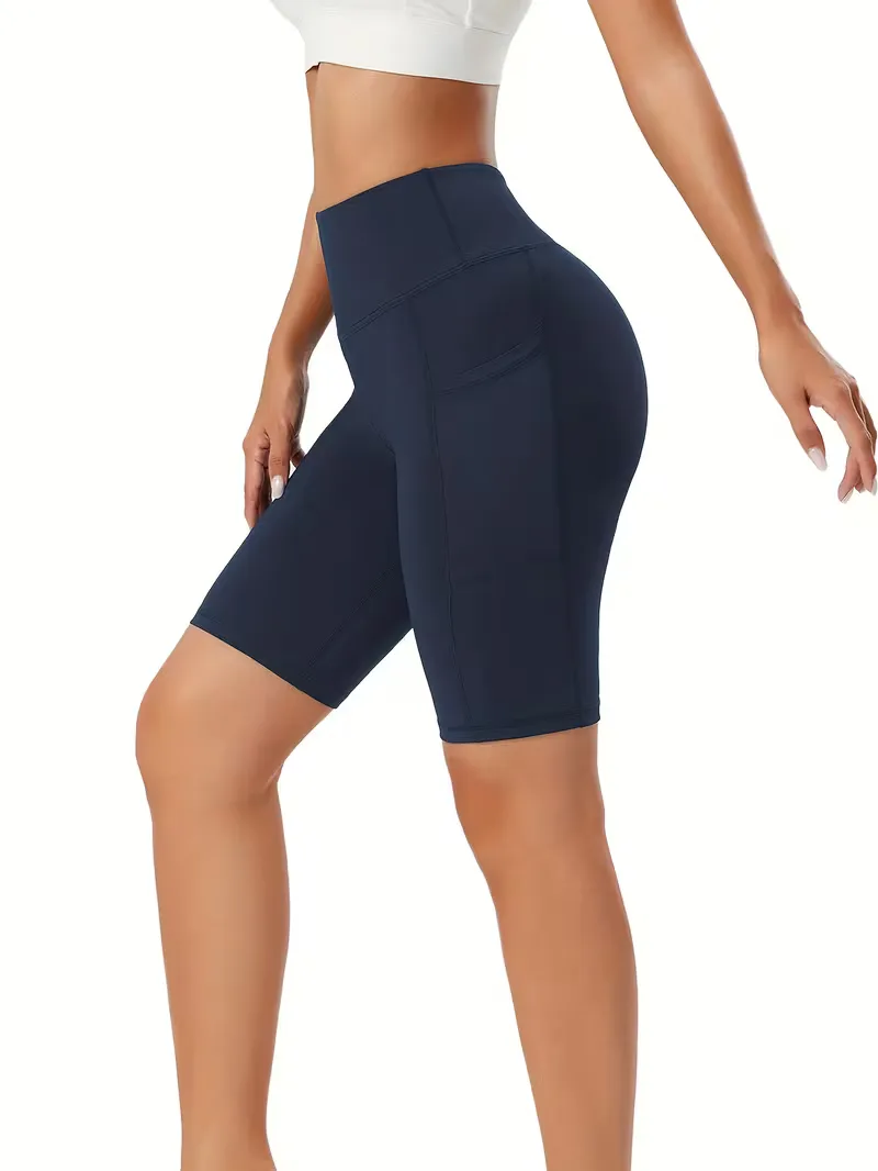 Slim-fit high-waisted shorts - Image 20