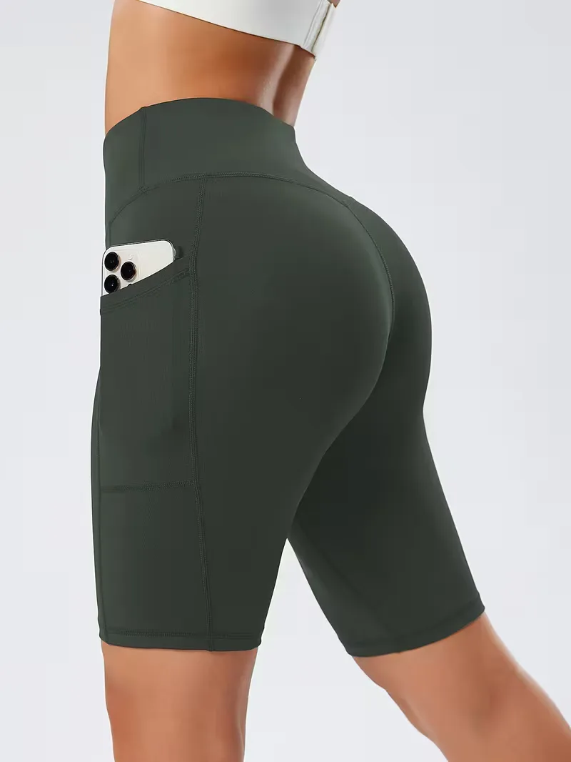Slim-fit high-waisted shorts - Image 23