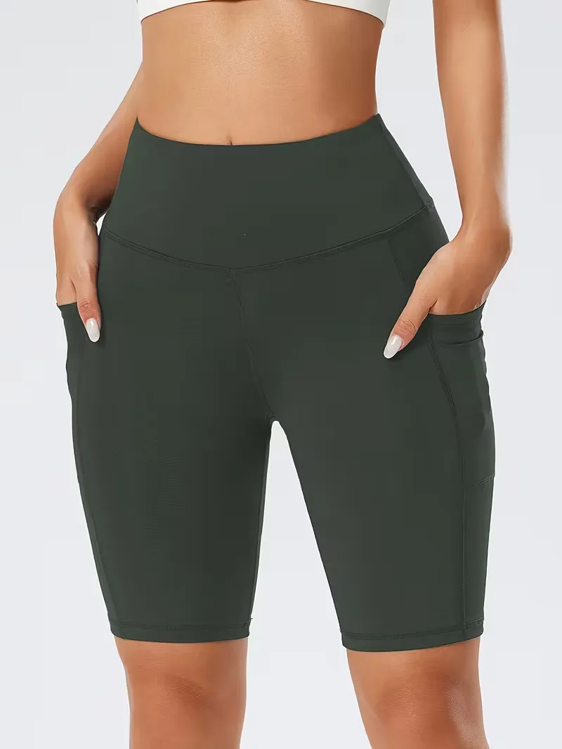 Slim-fit high-waisted shorts - Image 24