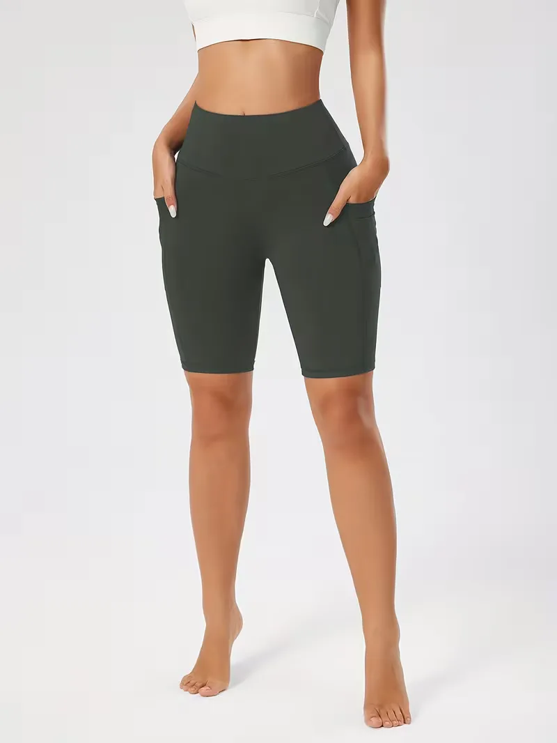Slim-fit high-waisted shorts - Image 28