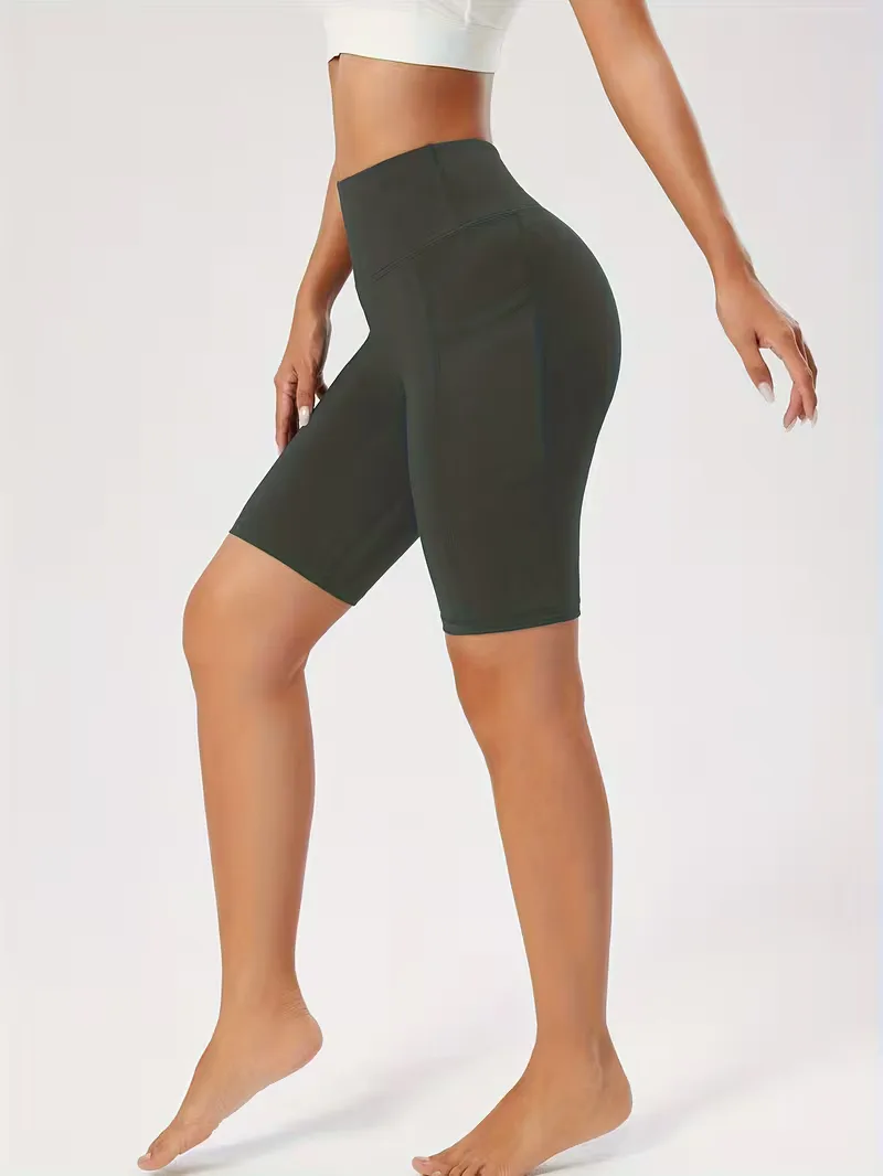 Slim-fit high-waisted shorts - Image 29