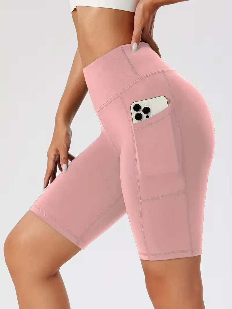 Slim-fit high-waisted shorts - Image 34