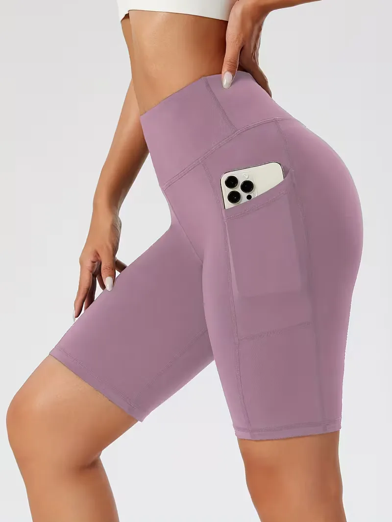 Slim-fit high-waisted shorts - Image 43