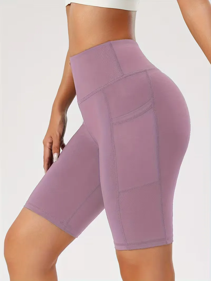 Slim-fit high-waisted shorts - Image 44
