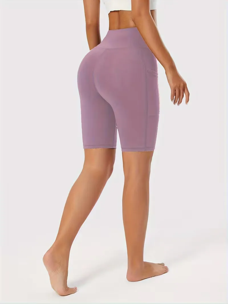 Slim-fit high-waisted shorts - Image 45