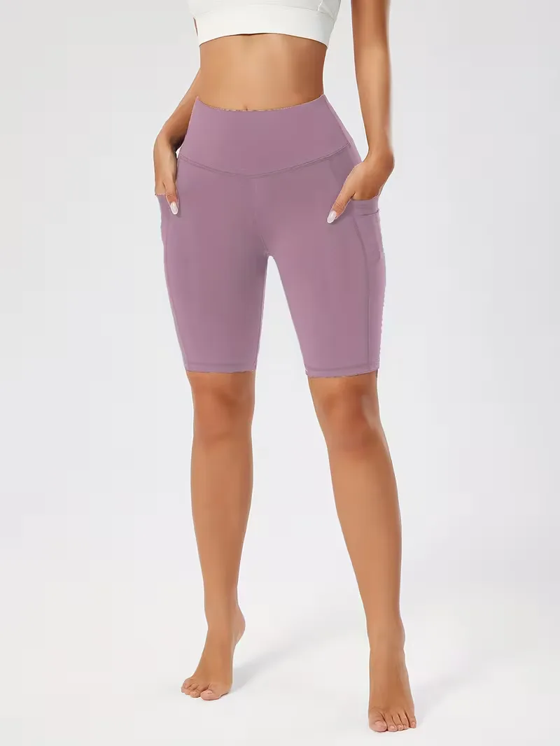 Slim-fit high-waisted shorts - Image 46