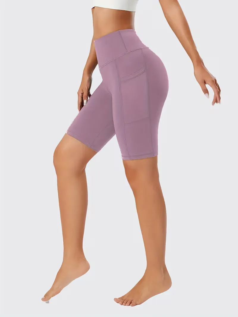 Slim-fit high-waisted shorts - Image 47