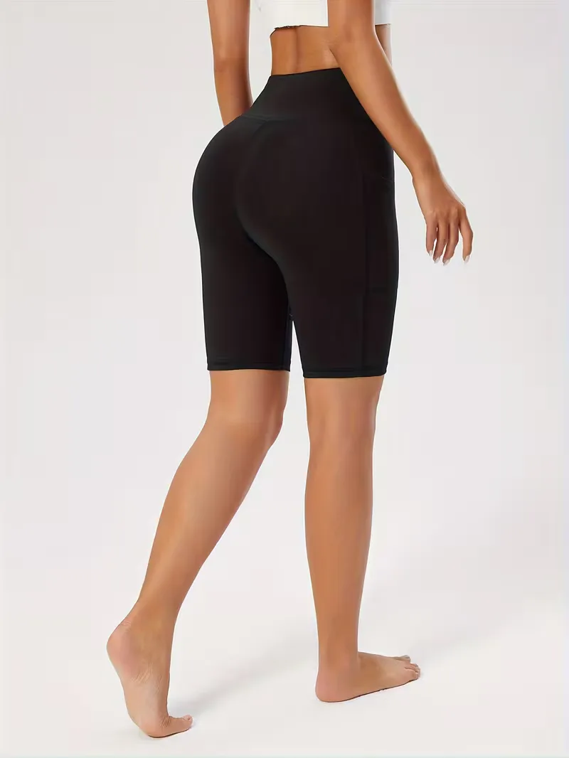 Slim-fit high-waisted shorts - Image 9