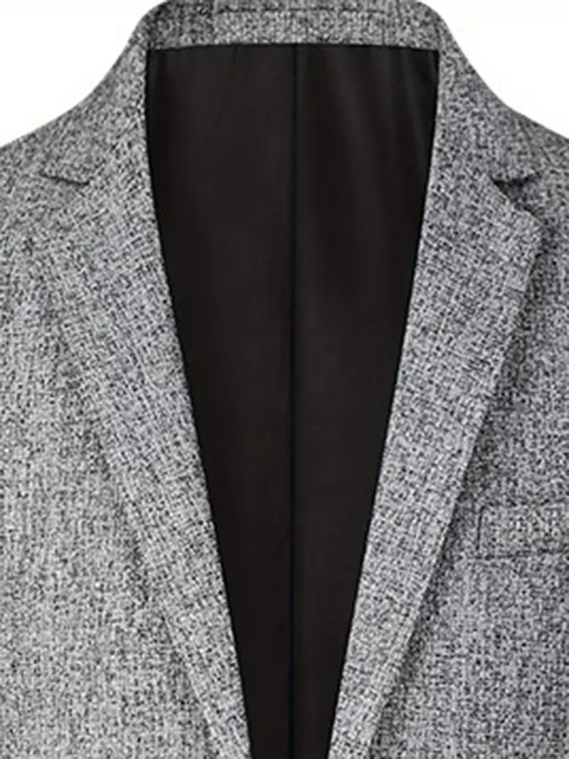 Slim-fit jas met notch lapel en kreukbestendig materiaal - Image 3