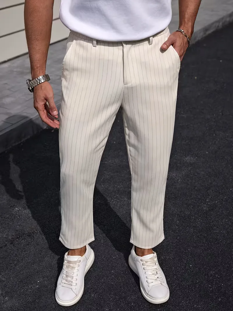 Slim fit pantalon met pinstripe - Image 2