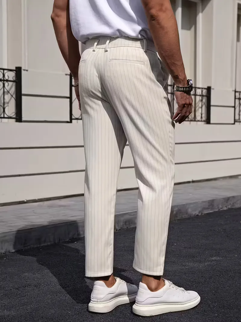 Slim fit pantalon met pinstripe - Image 4