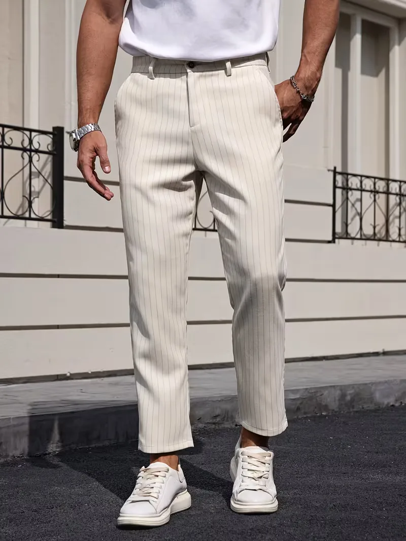 Slim fit pantalon met pinstripe - Image 6