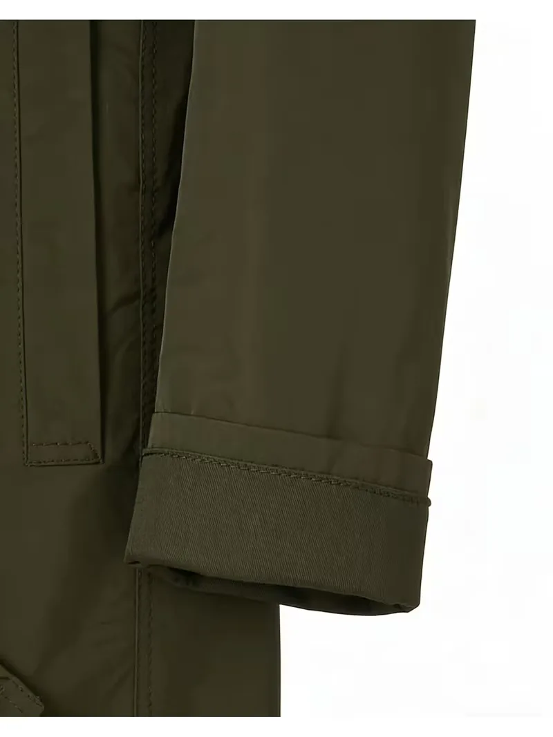Slim fit trenchcoat met zakdetail - Image 3