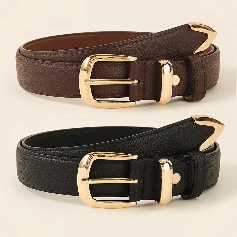 Smalle riem met gouden gesp - Image 4