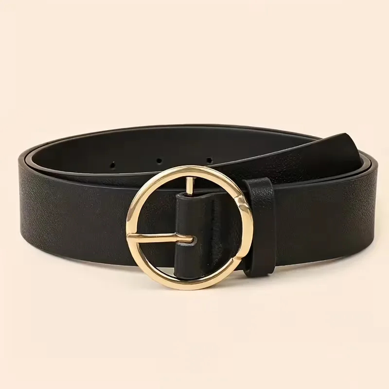 Smalle riem met metalen gespen - Image 7