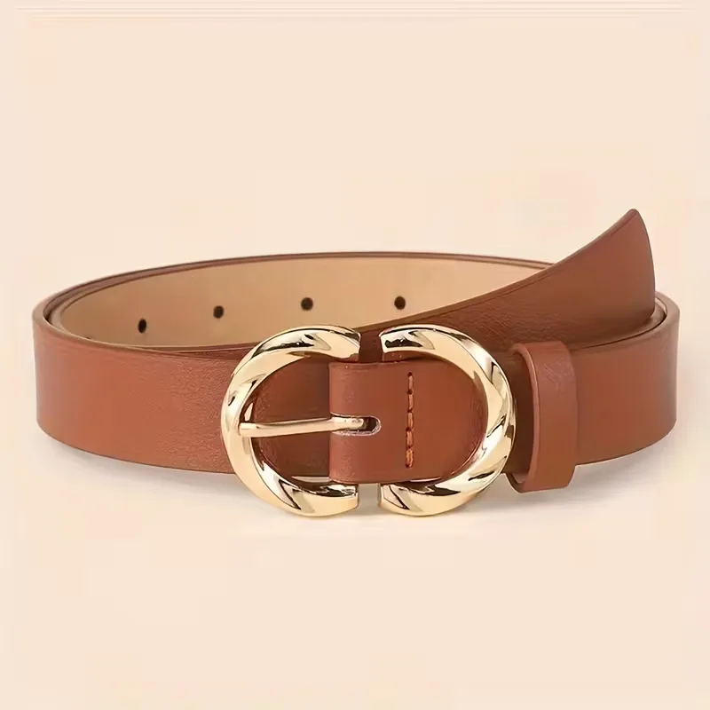 Smalle riem met metalen gespen - Image 9