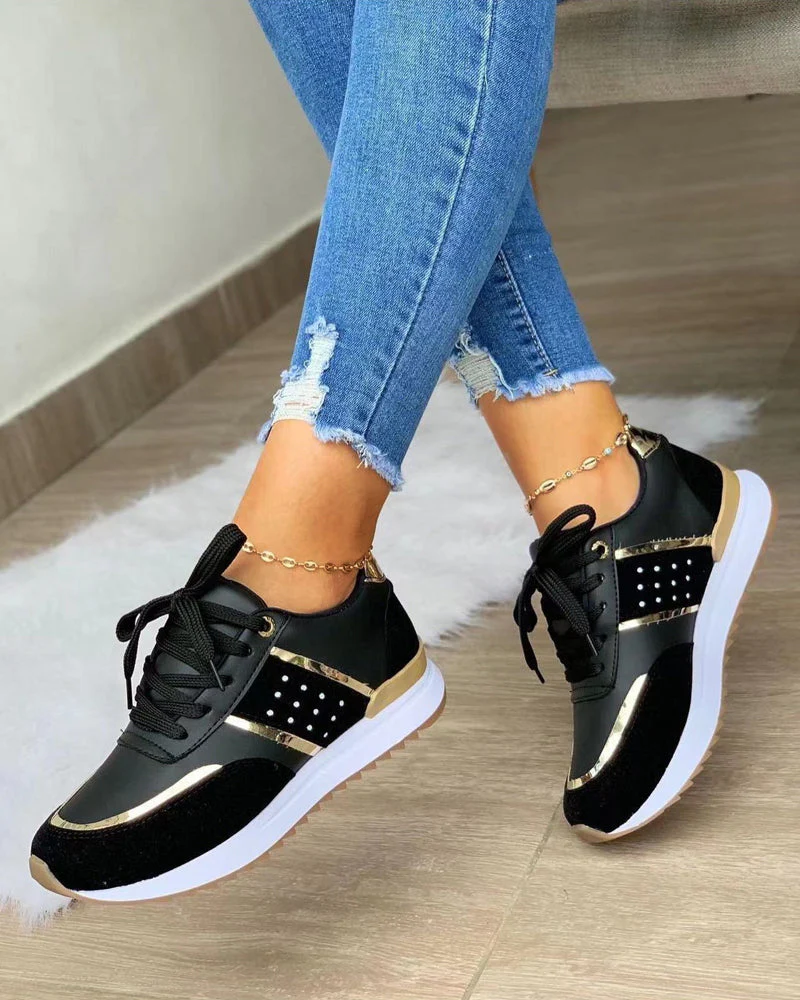Sneakers met blokkleur - Image 4