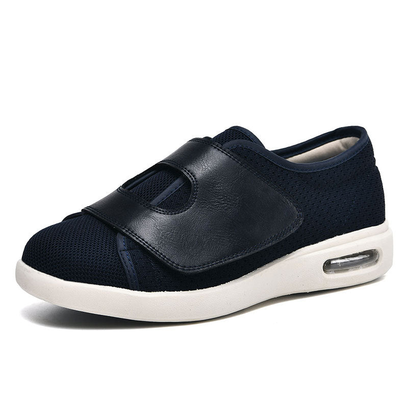 Sneakers met extra brede pasvorm en klittenbandsluiting - Image 5
