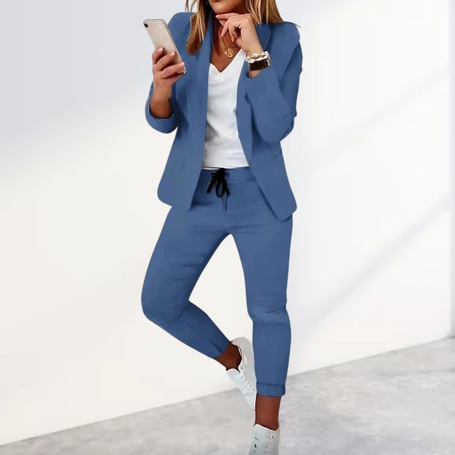 Sophie | Stijlvolle blazer & broek dames set - Image 3