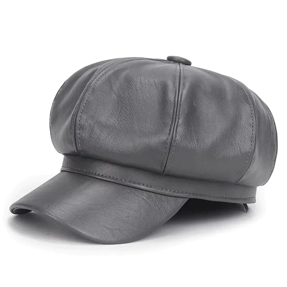 Sophie | Stijlvolle leren baret - Image 5