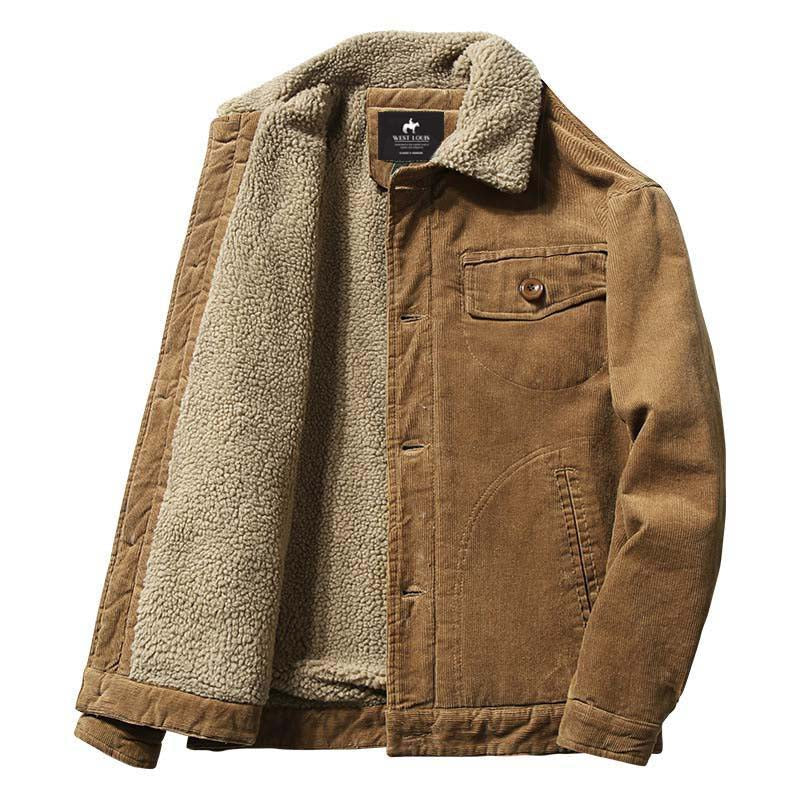 Blake | Trendy corduroy herenjack met bontvoering - Image 8