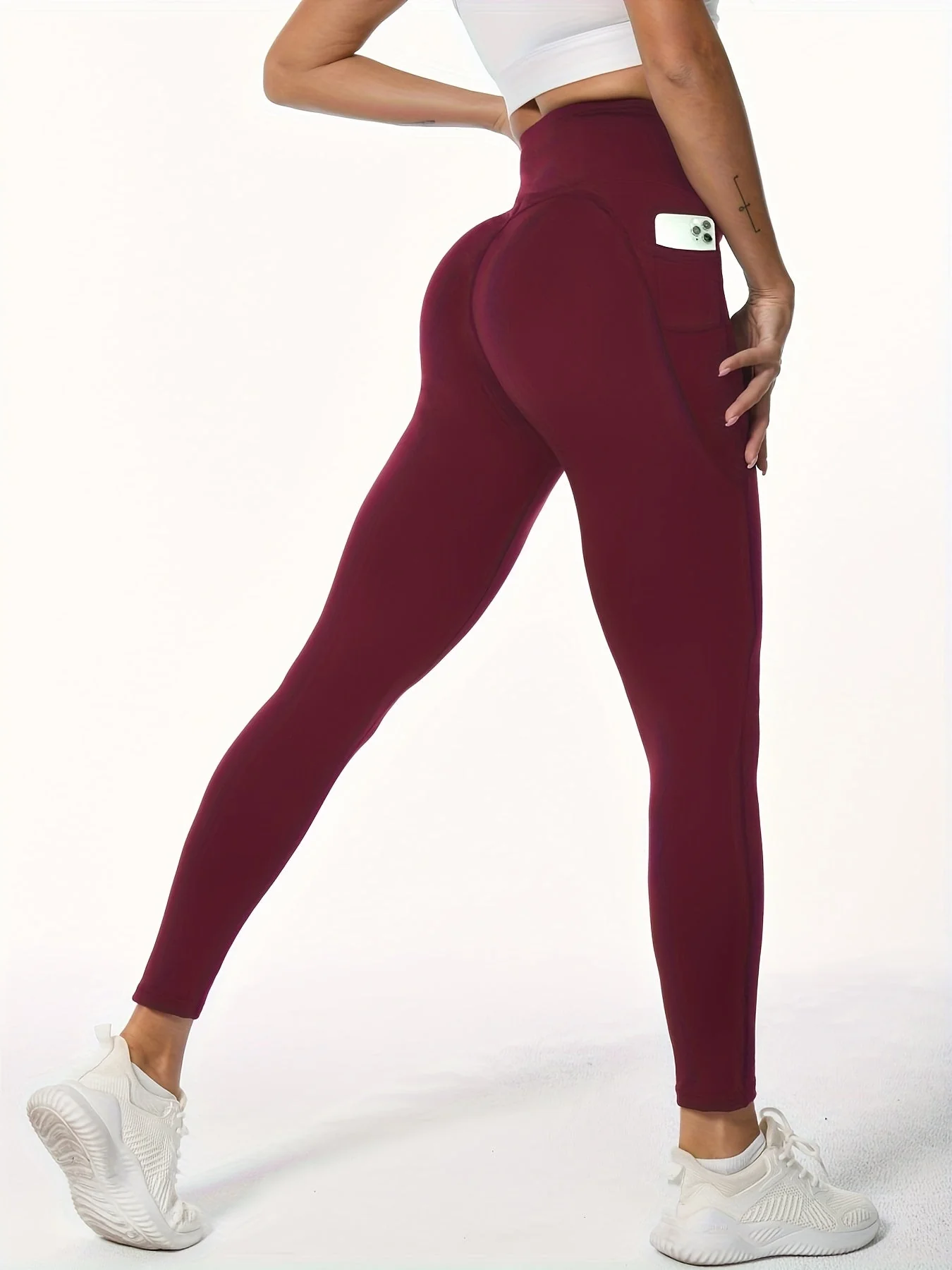 Sophie | Zachte stretchy dames sportleggings met billift en zakken